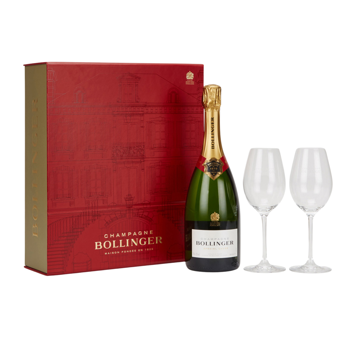 Bollinger Special Cuvee Champagne Glass Gift Set