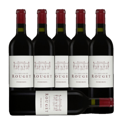 Chateau Rouget Le Carillon de Rouget Pomerol 2018 (6 Bottle Case)