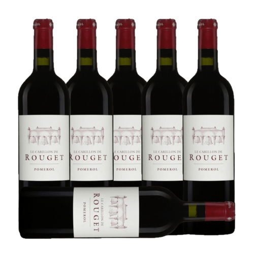 Chateau Rouget Le Carillon de Rouget Pomerol 2018 (6 Bottle Case)